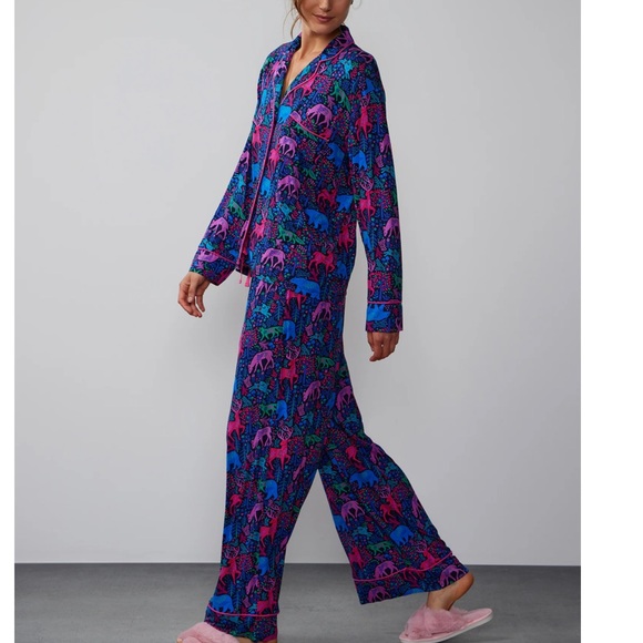 NY AND COMPANY woodland creature pajamas set nwot size medium 😍 - Picture 2 of 5